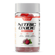 Snap Supplements Nitric Oxide Gummies - Peach Flavor White Smoke
