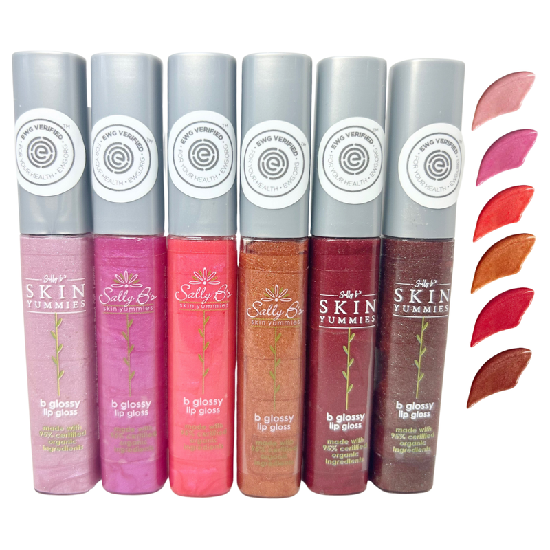 Sally B's Skin Yummies B Glossy Lip Gloss For Smooth and Healthy Lips Lip Gloss White Smoke Every Blonde's Pink / Just One,Every Blonde's Pink / Set of Three,Primrose / Just One,Primrose / Set of Three,Soft Kiss / Just One,Soft Kiss / Set of Three,Ruby's Red / Just One,Ruby's Red / Set of Three,Copper Penny / Just One,Copper Penny / Set of Three