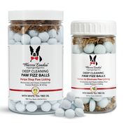 Warren London Deep Cleaning Paw Fizz Balls - Professional Size Grooming Size Product White Smoke 300 Fizz Balls,75 Fizz Balls