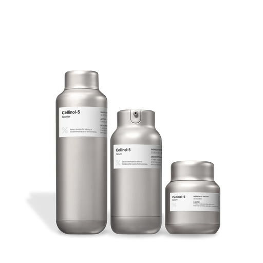 PERCENT SCIENCE Cellinol-5 Anti-Aging Trio Set - PROMOTION Black