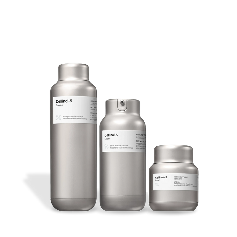 PERCENT SCIENCE Cellinol-5 Anti-Aging Trio Set Black