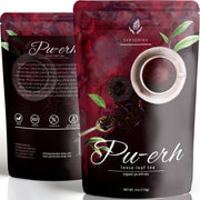 Gardenika Shop Puerh Tea, High-Caffeine Coffee Alternative - Fermented - Organic Loose Leaf Tea Black