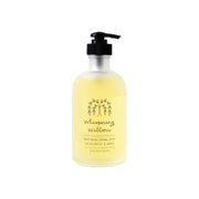 Whispering Willow Eucalyptus & Mint Natural Hand Soap in a Glass Bottle Liquid Soap Pale Goldenrod