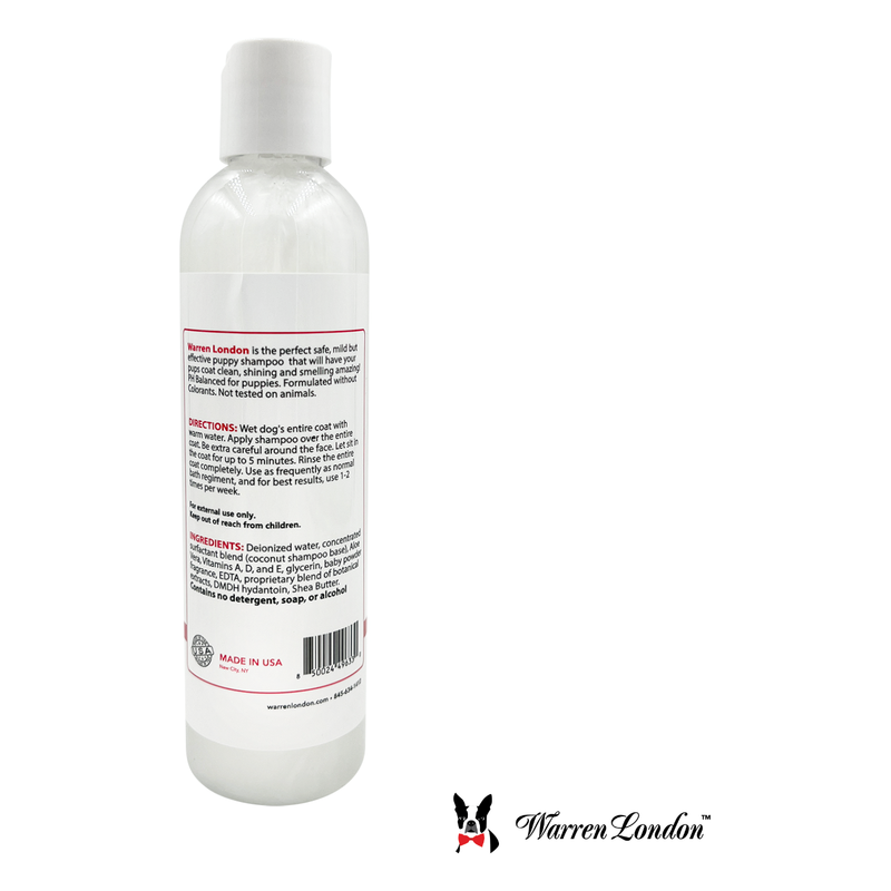 Warren London 2-in-1 Puppy Shampoo & Conditioner Pet Grooming Supplies White Smoke