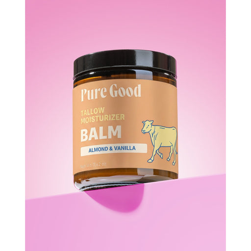 Pure Good LLC Almond & Vanilla · Tallow Balm Tallow Balm Pink Regular,Large