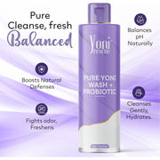 yoni rescue PURE - Yoni Wash + Probiotic Yoni Wash White Smoke 4oz,8oz