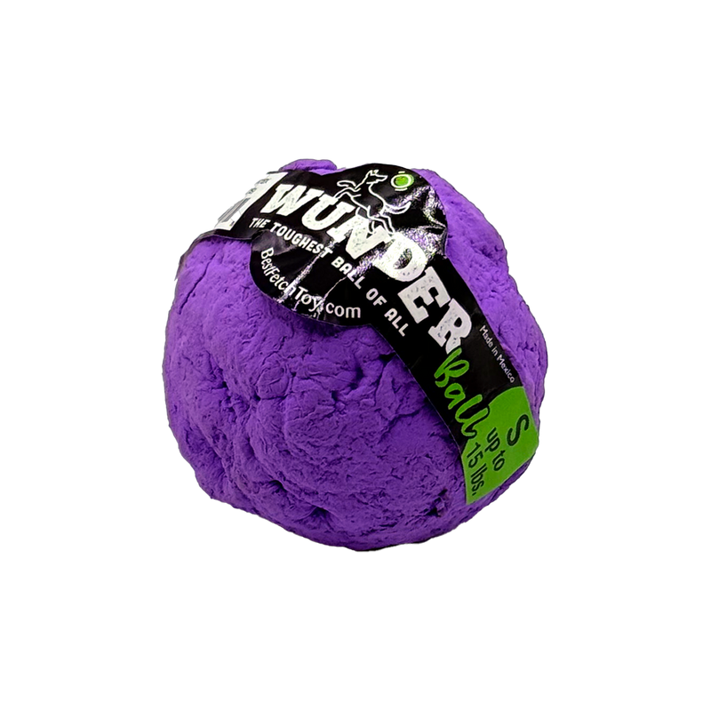 WACKYstore WUNDERball - Best Fetch Toy Black (SMALL) up to 15 lbs. / Purple