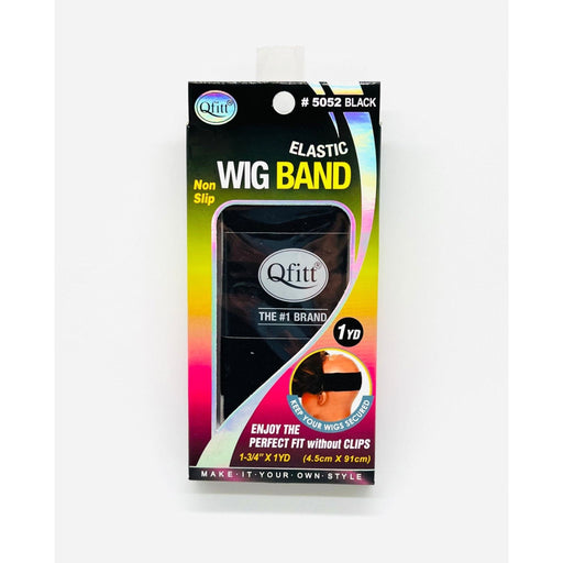 VIP Extensions Qfitt Elastic Wig Band 1 yd Hair Accessories Lavender BLACK