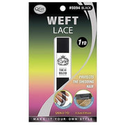 VIP Extensions Qfitt Weft Lace 5/8" x 1 yd Hair Extension Hair Accessories Black Black