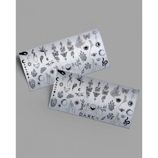 nbmsupply DARK 10 STAMPING PLATE  DARK10 Dark Gray
