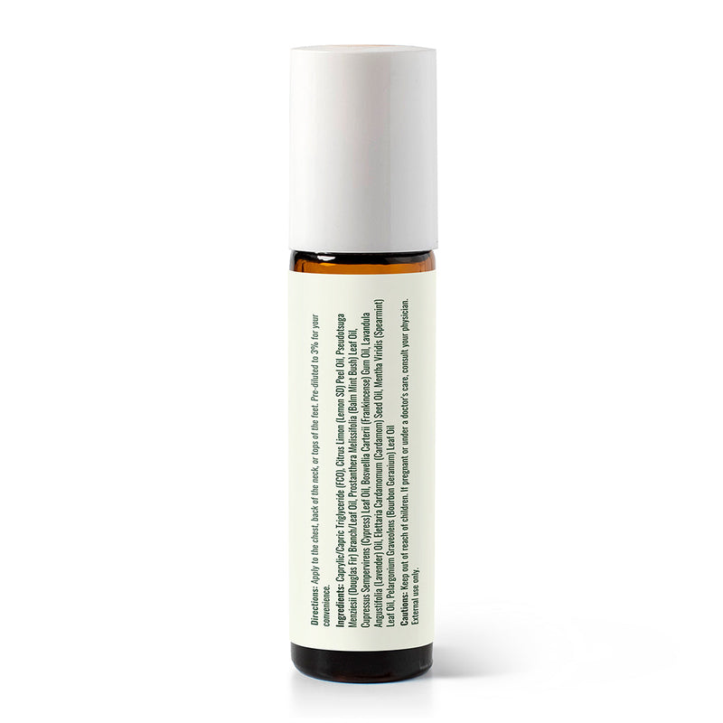 Plant Therapy Quiet Cough® Essential Oil Blend Pre-Diluted Roll-On Essential Oil White Smoke 10 mL