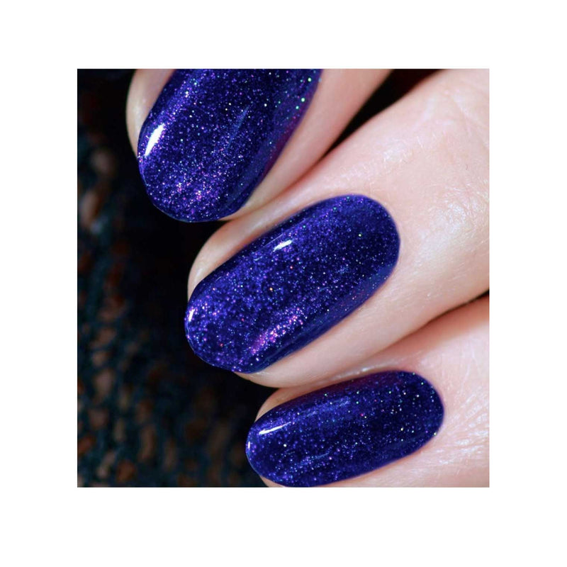 UberChic Beauty Quit Yo Witchin - Holographic Polish Regular Polish Midnight Blue