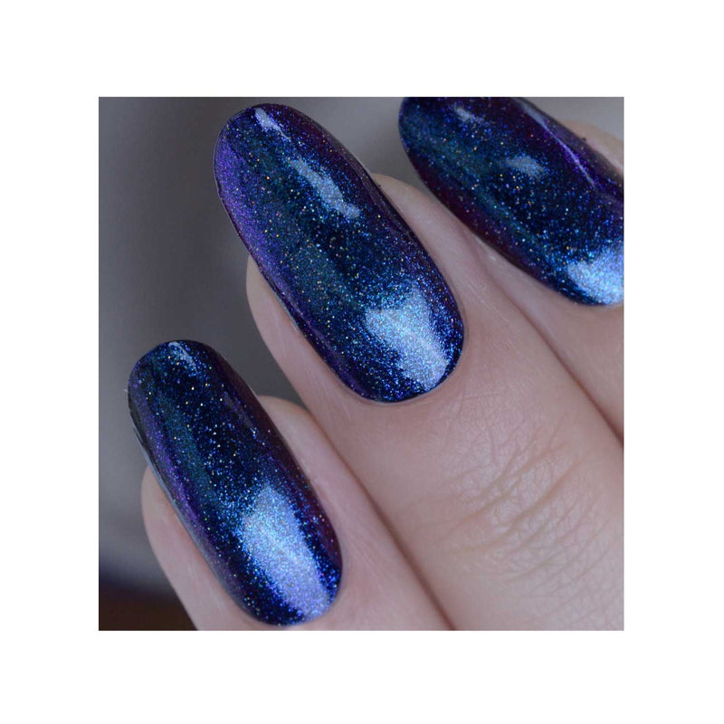 UberChic Beauty Quit Yo Witchin - Holographic Polish Regular Polish Dim Gray