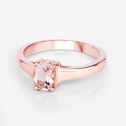 Bids.com 0.70 Carat Genuine Morganite .925 Sterling Silver Ring Rings Lavender size 5.00,size 6.00,size 7.00,size 8.00,size 9.00,size 6.50