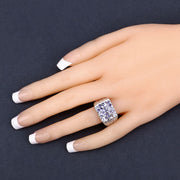 Bids.com 1.75 Carat Genuine Tanzanite .925 Sterling Silver Ring Rings Navajo White size 5.00,size 6.00,size 7.00,size 8.00,size 9.00
