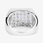 Bids.com 1.75 Carat Genuine Tanzanite .925 Sterling Silver Ring Rings Lavender size 5.00,size 6.00,size 7.00,size 8.00,size 9.00