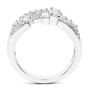 Bids.com 0.60 Carat Genuine White Diamond .925 Sterling Silver Ring Rings White Smoke size 9.00,size 6.00,size 7.00,size 8.00