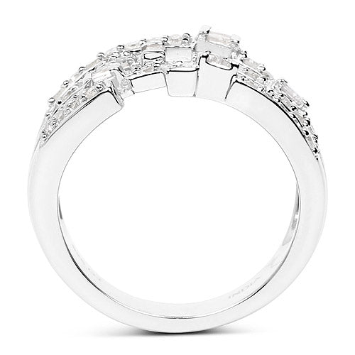 Bids.com 0.60 Carat Genuine White Diamond .925 Sterling Silver Ring Rings White Smoke size 9.00,size 6.00,size 7.00,size 8.00