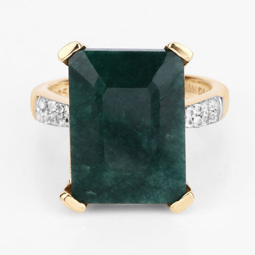 Bids.com 7.64 Carat Dyed Emerald and White Diamond .925 Sterling Silver Ring Rings Lavender size 7.00,size 8.00,size 9.00,size 10.00,size 5.00,size 6.00,size 6.50