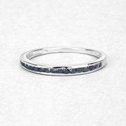 Bids.com 0.20 Carat Genuine Blue Diamond .925 Sterling Silver Ring Rings White Smoke size 7.00,size 8.00,size 9.00,size 5.00,size 5.50,size 6.50,size 7.75,size 8.50,size 6.00,size 6.75,size 10.50,size 10.75,size 10.00