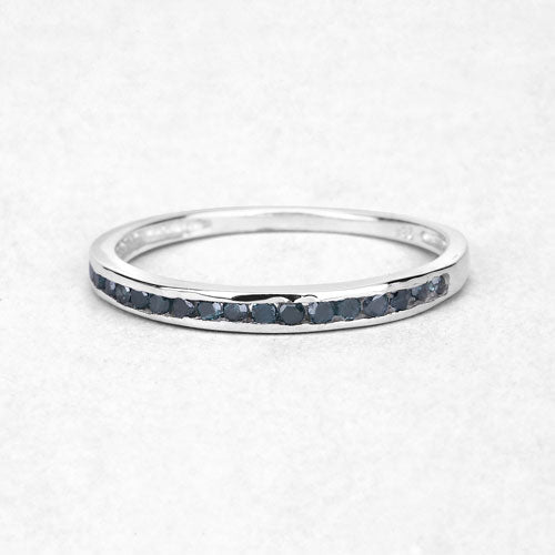 Bids.com 0.20 Carat Genuine Blue Diamond .925 Sterling Silver Ring Rings White Smoke size 7.00,size 8.00,size 9.00,size 5.00,size 5.50,size 6.50,size 7.75,size 8.50,size 6.00,size 6.75,size 10.50,size 10.75,size 10.00