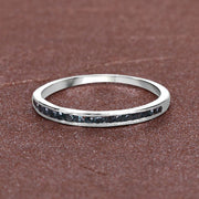 Bids.com 0.20 Carat Genuine Blue Diamond .925 Sterling Silver Ring Rings Dim Gray size 7.00,size 8.00,size 9.00,size 5.00,size 5.50,size 6.50,size 7.75,size 8.50,size 6.00,size 6.75,size 10.50,size 10.75,size 10.00