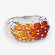 Bids.com 1.56 Carat Genuine Fire Opal .925 Sterling Silver Ring Rings Lavender size 5.00,size 6.00,size 7.00,size 8.00,size 9.00