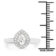 Bids.com 14K White Gold 0.63 Carat Genuine White Diamond Ring Rings White Smoke size 7.00,size 6.00,size 8.00,size 5.00,size 9.00,size 10.00