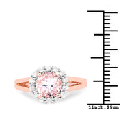 Bids.com 2.25 Carat Genuine Kunzite and White Topaz .925 Sterling Silver Ring Rings White Smoke size 7.00,size 6.00,size 8.00