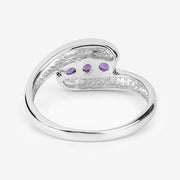 Bids.com 0.54 Carat Genuine Amethyst .925 Sterling Silver Ring Rings White Smoke size 11.00,size 11.50,size 12.00,size 12.50,size 6.00,size 7.00,size 8.00,size 9.00,size 5.00,size 13.00,size 14.00