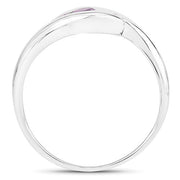 Bids.com 0.54 Carat Genuine Amethyst .925 Sterling Silver Ring Rings White Smoke size 11.00,size 11.50,size 12.00,size 12.50,size 6.00,size 7.00,size 8.00,size 9.00,size 5.00,size 13.00,size 14.00