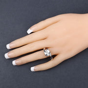 Bids.com 0.74 Carat Genuine Blue Topaz .925 Sterling Silver Ring Rings Wheat size 11.00,size 12.00,size 13.00,size 14.00,size 6.00,size 7.00,size 8.00,size 9.00,size 5.00,size 12.50