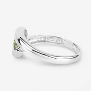 Bids.com 0.56 Carat Genuine Peridot .925 Sterling Silver Ring Rings White Smoke size 13.00,size 14.00,size 11.00,size 12.00,size 6.00,size 7.00,size 8.00,size 9.00,size 6.50,size 5.00,size 12.50