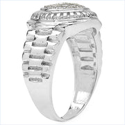 Bids.com 0.20 Carat Genuine White Diamond .925 Sterling Silver Ring Rings White Smoke size 12.00,size 6.00,size 7.00,size 8.00,size 9.00,size 10.00,size 11.00
