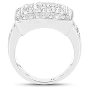 Bids.com 0.61 Carat Genuine White Diamond .925 Sterling Silver Ring Rings White Smoke size 6.00,size 7.00,size 8.00,size 9.00