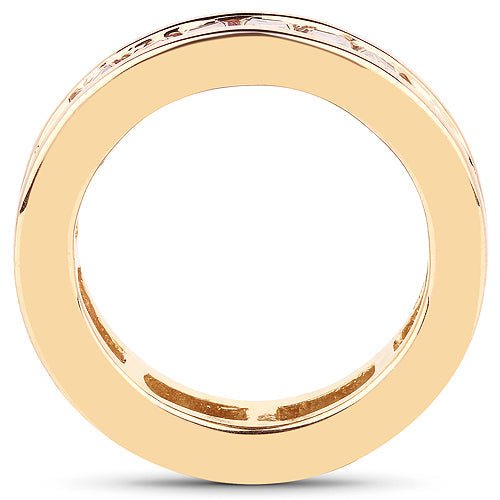 Bids.com 14K Yellow Gold Plated 4.32 Carat Genuine Multi Sapphire .925 Sterling Silver Ring Rings White Smoke size 8.00,size 6.00,size 7.00,size 9.00