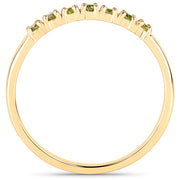 Bids.com 0.22 Carat Genuine Dark Yellow Diamond 14K Yellow Gold Ring (I1-I2) Rings White Smoke size 7.00,size 6.00,size 8.00