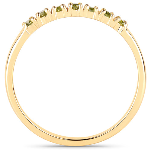 Bids.com 0.22 Carat Genuine Dark Yellow Diamond 14K Yellow Gold Ring (I1-I2) Rings White Smoke size 7.00,size 6.00,size 8.00