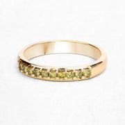 Bids.com 0.27 Carat Genuine Yellow Diamond 14K Yellow Gold Ring (SI1-SI2) Rings White Smoke size 7.00,size 6.00,size 8.00