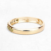 Bids.com 0.27 Carat Genuine Yellow Diamond 14K Yellow Gold Ring (SI1-SI2) Rings White Smoke size 7.00,size 6.00,size 8.00