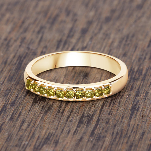 Bids.com 0.27 Carat Genuine Yellow Diamond 14K Yellow Gold Ring (SI1-SI2) Rings Dim Gray size 7.00,size 6.00,size 8.00