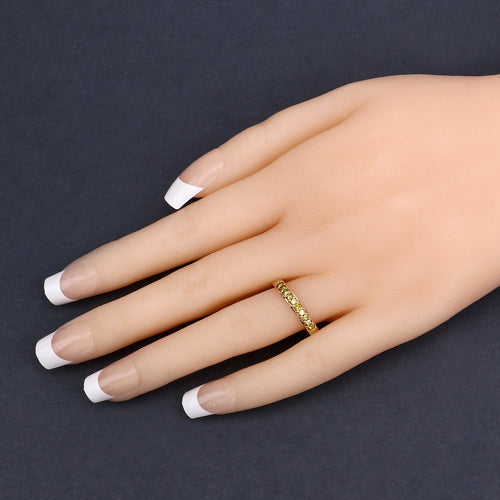 Bids.com 0.27 Carat Genuine Yellow Diamond 14K Yellow Gold Ring (SI1-SI2) Rings Dark Slate Gray size 7.00,size 6.00,size 8.00