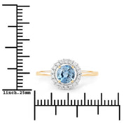Bids.com 1.03 Carat Genuine Blue Sapphire and White Diamond 14K Yellow Gold Ring Rings White Smoke size 6.00,size 7.00,size 8.00,size 5.00,size 9.00