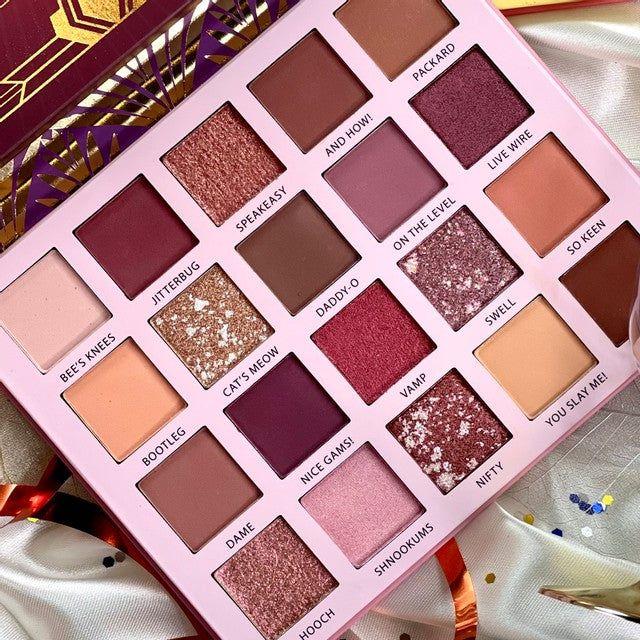 Rude Cosmetics The Roaring 20's Eyeshadow Palette Display Set A, 24pcs Wholesale Set Thistle