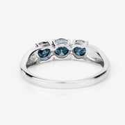 Bids.com 1.03 Carat Genuine Blue Diamond 14K White Gold Ring Rings White Smoke size 6.00,size 7.00,size 8.00,size 4.00