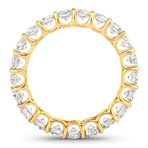 Bids.com 2.52 Carat Genuine Lab Grown Diamond 14K Yellow Gold Ring Rings White Smoke size 6.00,size 7.00,size 8.00