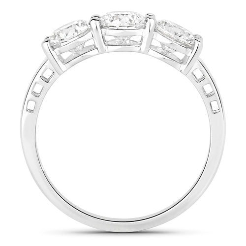 Bids.com 1.50 Carat Genuine Lab Grown Diamond 14K White Gold Ring Rings White Smoke size 6.00,size 7.00,size 8.00