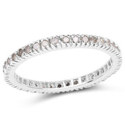 Bids.com 0.57 Carat Genuine Champagne Diamond .925 Sterling Silver Ring Rings White Smoke size 6.00,size 7.00,size 8.00,size 9.00
