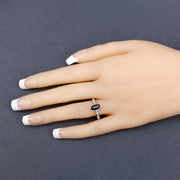 Bids.com 1.44 Carat Genuine Blue Sapphire and White Diamond 14K White Gold Ring Rings Wheat size 6.00,size 7.00,size 8.00,size 9.00