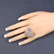 Bids.com 2.50 Carat Genuine Tanzanite .925 Sterling Silver Ring Rings Peach Puff size 6.00,size 7.00,size 8.00,size 9.00